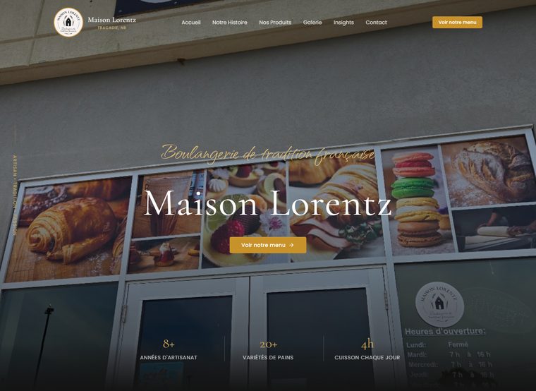 Café website sample build
